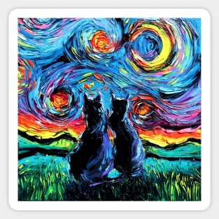 van Gogh's Cats Sticker
